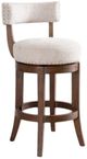 Armen Living Mystic 2-Piece Ancient Stone/Brown Oak Counter Stool Set-0