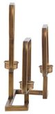 A & B Home Gold Three Candle Holder-2