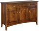 Archbold Furniture Customizable Amish Essentials Maple 3-Door Server-0