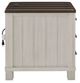 Signature Design by Ashley® Darborn Brown Chairside End Table with Gray Base-3