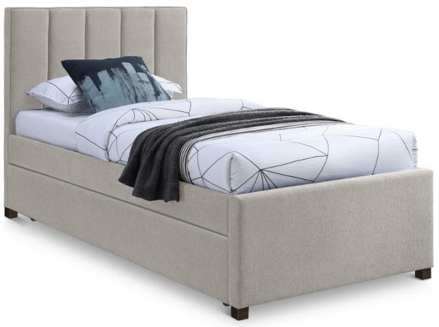 Meridian Furniture Harper Beige Twin Trundle Bed-0