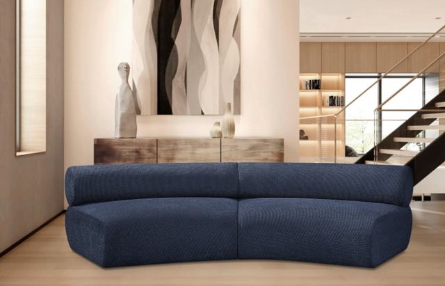 Meridian Furniture Bale 2-Piece Navy Sectional-3