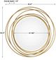 Uttermost® Whirlwind Gold Mirror-2