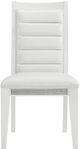 Elements International Diedra White Side Chair-1