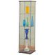Coaster® Bellatrix Cappuccino/Clear Rectangular 4-Shelf Curio Cabinet-0