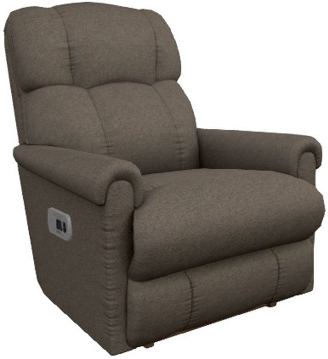 La-Z-Boy® Pinnacle Java Power Rocking Recliner with Headrest-0