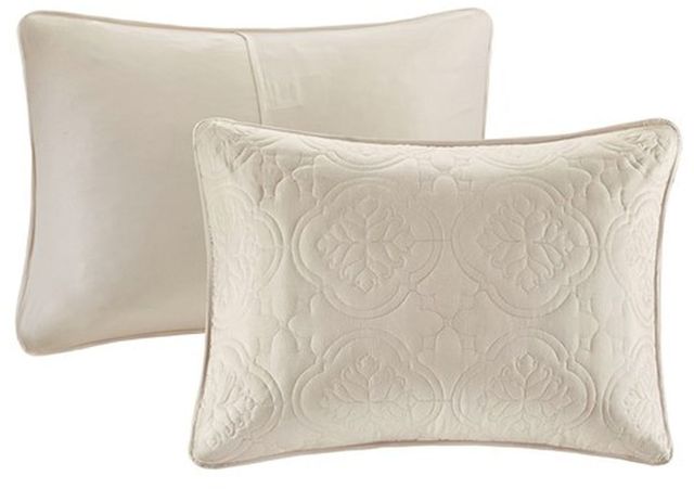 Olliix by 510 Design Oakley Cream Full/Queen 3 Piece Reversible Bedspread Set-2