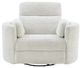Signature Design by Ashley® Moonrae Silver Power Swivel Glider Recliner-3