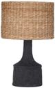 Bassett Mirror Natrona Matte Black Table Lamp-0