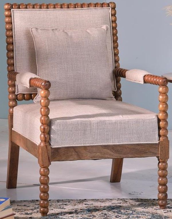 Jaipur Furniture Atwater Beige/Brown Chair-0