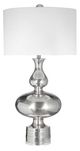 A & B Home Sleek Silver Aluminum Table Lamp-0