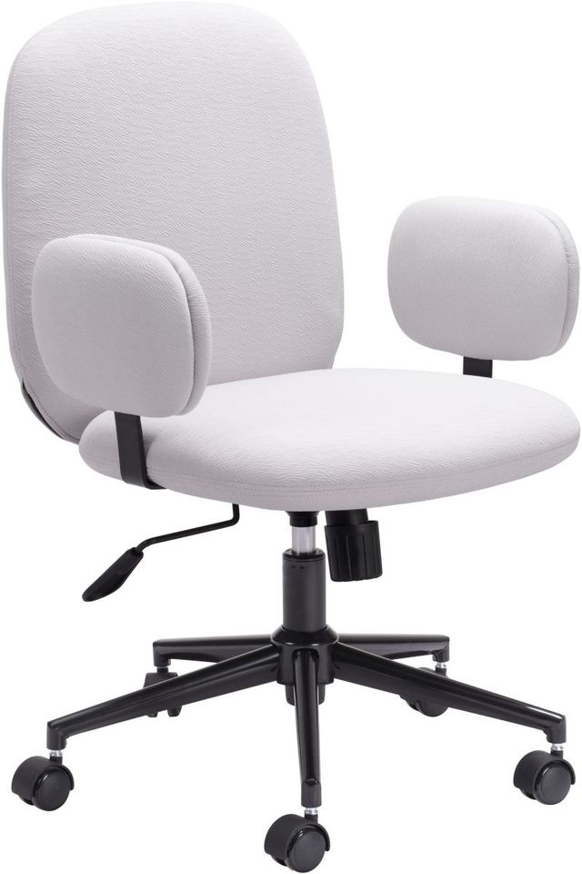 Zuo® Modern Lionel Beige Office Chair-0