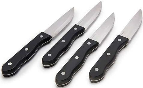 Broil King® Black with Stainless Steel Steak Knives-0