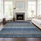 Dalyn™ Rug Company Portico PO2 Navy 5'x8' Area Rug-5