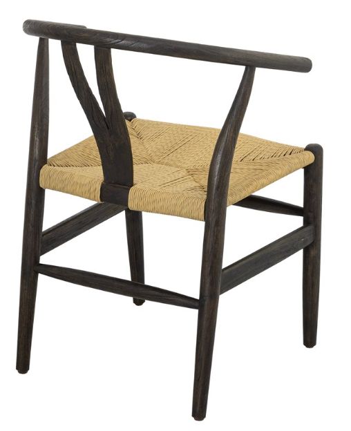 YHD Wishbone Black Dining Side Chair-3