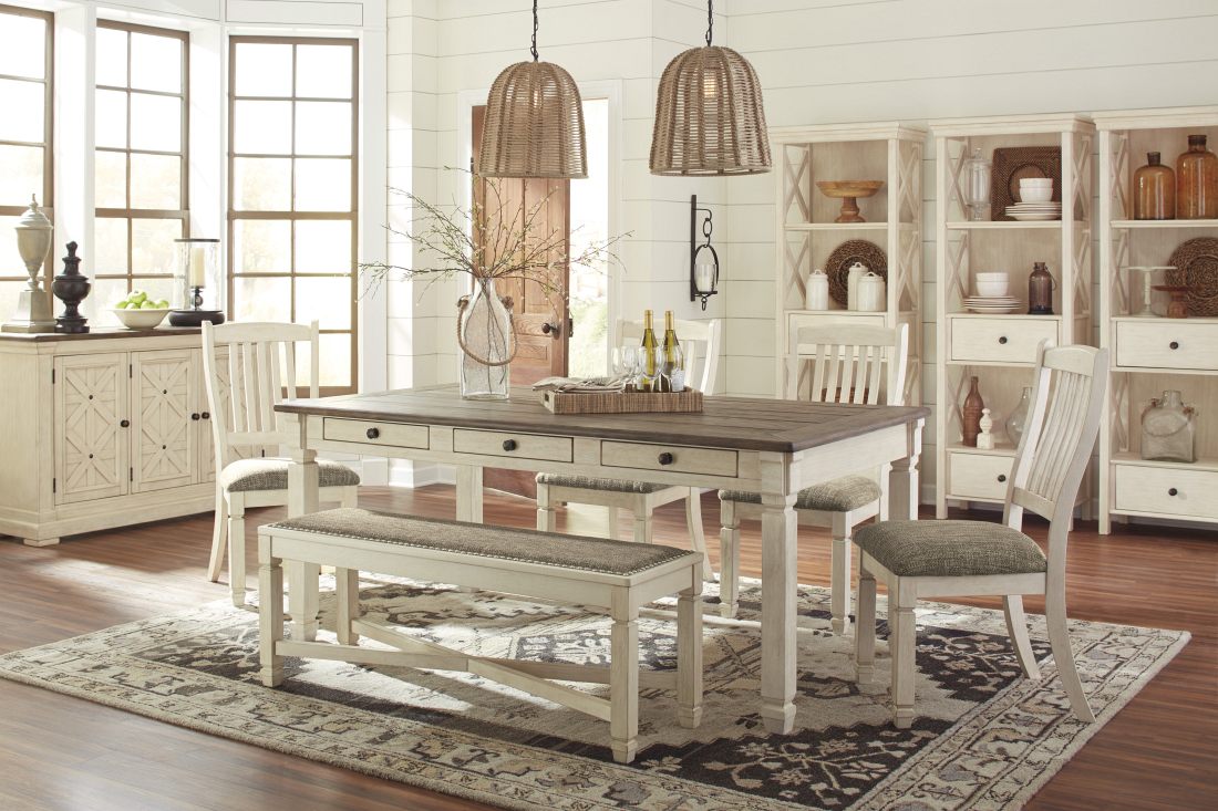 Signature Design by Ashley Bolanburg Rectangular Dining Table