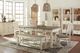 Signature Design by Ashley® Bolanburg Weathered Oak Rectangular Dining Table with Antique White Base-4