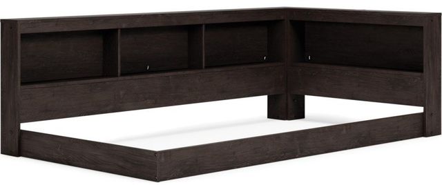 Signature Design by Ashley® Piperton Brown Twin Bookcase Storage Bed-2