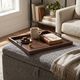 Sunny Designs™ Tessa Coffee Bean Ottoman Tray-1