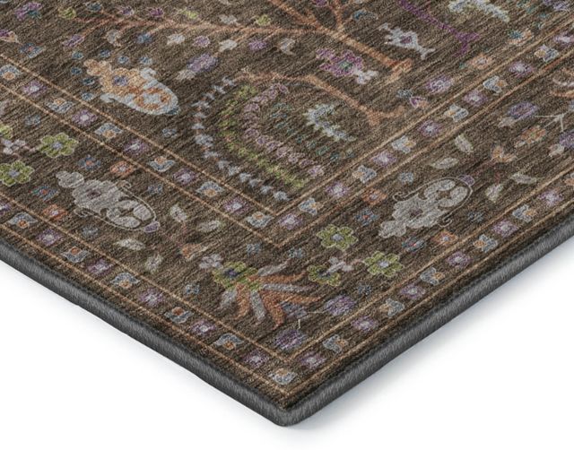 Dalyn™ Rug Company Hatay HY5 Brown 5'x8' Area Rug-1