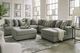 Ashley® Keener Ash Oversized Ottoman-2