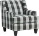 Fusion Furniture Dizzy Block Party Ebony Accent Chair-0