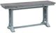 Cottage Creek Furniture Bar Harbor Natural Flip-Top Console Table with Blue Base-0