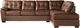 Hughes Furniture® 2-Piece San Marino Hazelnut Right-Arm Facing Sofa Sectional and Chaise-0