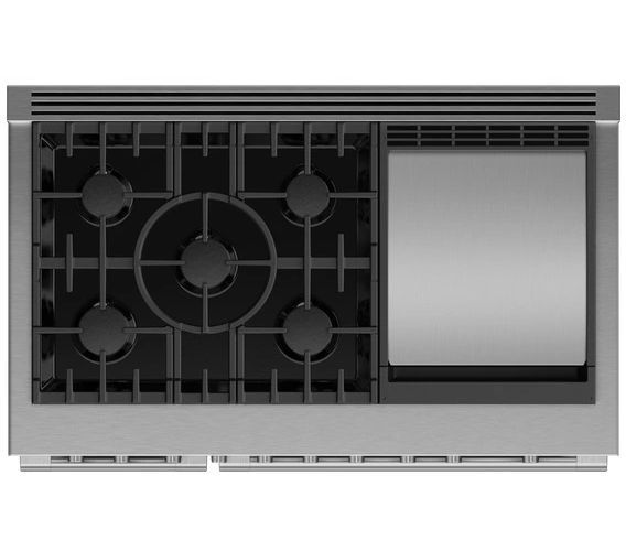 Fisher & Paykel Professional Series 7 48" Stainless Steel Pro Style Gas Range-2