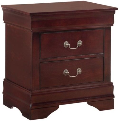 American Wholesale Furniture Louis Philippe Martini Cherry Nightstand-0