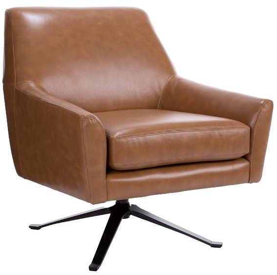Decor-Rest® Furniture LTD Customizable 3097 Leather Swivel Chair-0