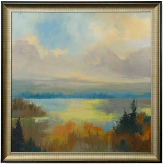 Stylecraft Beige/Blue/Brown/Green/Gray/Light Blue/Orange Wall Art-0