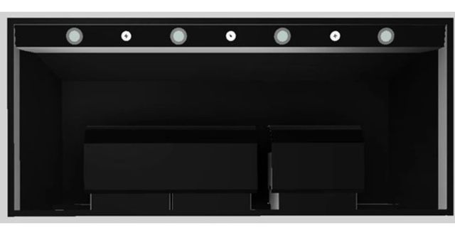 Vent-A-Hood® Designer Series 54" Black Wall Mounted Range Hood-3