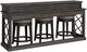 Parker House® Sundance 4-Piece Smokey Gray Console Table Set-0