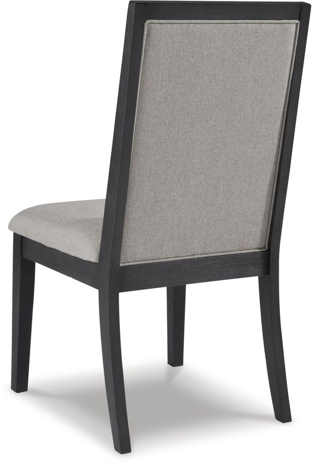 Signature Design by Ashley® Foyland Rich Brushed Black Dining Chair-1