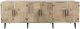 Jofran Inc. Colhane Washed 6-Door Accent Cabinet-3