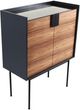 Moe's Home Collection Yasmin Black/Brown Bar Cabinet-0