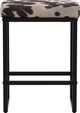Emerald Home Abilene 2-Piece Cow Hide Print Barstool Set-3