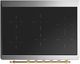 Ilve® Majestic III 36" Midnight Blue Pro Style Induction Range with Solid Door and Copper Trim-3