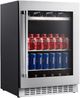 Aviva 24'' Stainless Steel Built-In or Freestanding Undercounter Beverage Center-2