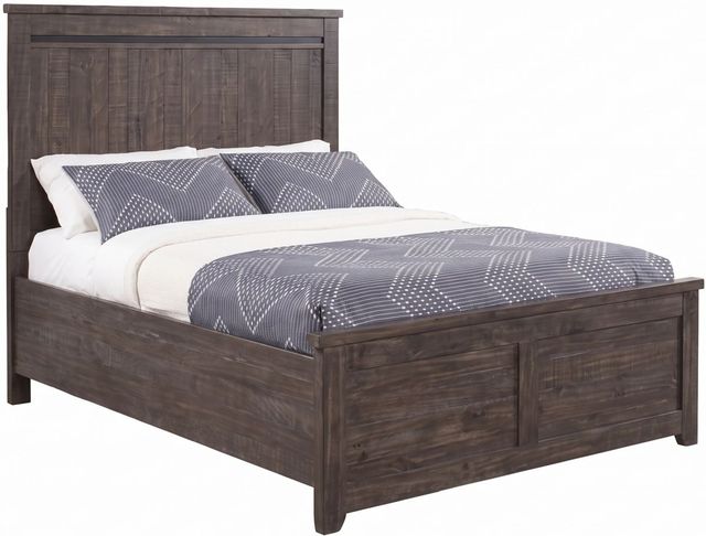 Jofran Inc. Madison County 4-Piece Barnwood King Panel Bedroom Set-2