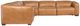 Hooker® Furniture MS Fresco 5-Piece Zen Caramel L-Shape 3-Power Reclining Sectional with Power Headrest-2