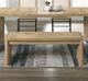Furniture of America® Edenbridge Natural Oak Dining Bench-1