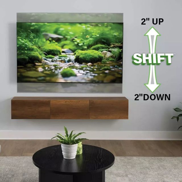 Sanus® Black Advanced Full-Motion 4D® + Shift™ TV Wall Mount for 19"-43" TVs-3