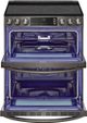 LG 30" Black Stainless Steel Slide-In Electric Range-1