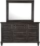 Magnussen Home® Calistoga 3-Piece Weathered Charcoal Queen Bedroom Set-4