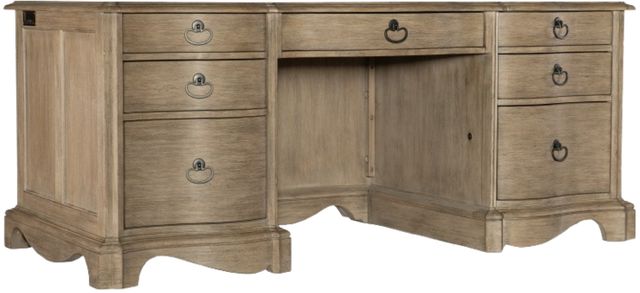 Hooker® Furniture Work Your Way Corsica Light Wood Executive Desk-0
