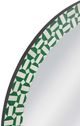 Basset Mirror Alanis Green/Cream Wall Mirror-4