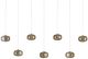 Currey & Company Pepper Nickel Rectangular Multi-Drop Pendant Lighting-0