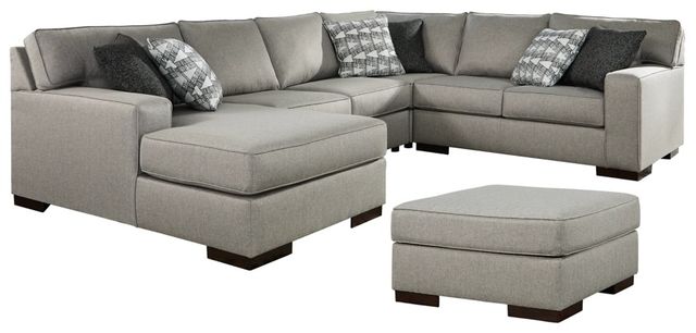Benchcraft® Marsing Nuvella 5-Piece Slate Living Room Set-0
